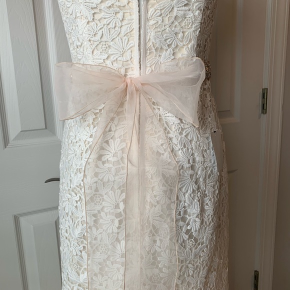 Crystal organza belt for wedding or evening gown, rose gold color. NWT. Crystal organza belt for wedding or evening gown, rose gold color. NWT.